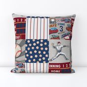 Baseball Patchwork Wholecloth Sandlot Sports