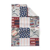 Baseball Patchwork Wholecloth Sandlot Sports