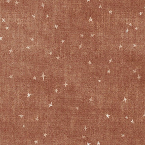 copper brown stars starry canvas 