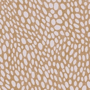 medium dots on sand with linen texture
