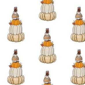 Stacked Pumpkins