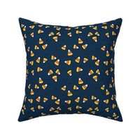 Halloween candy corn sugar night navy blue