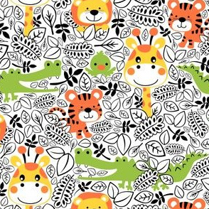 Jumping Jungle Pattern