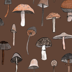 mushroom brown
