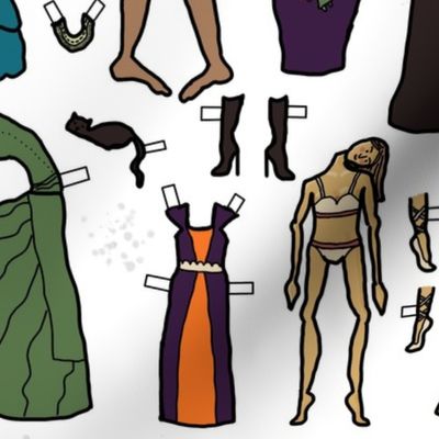 Witching Hour Paper Dolls