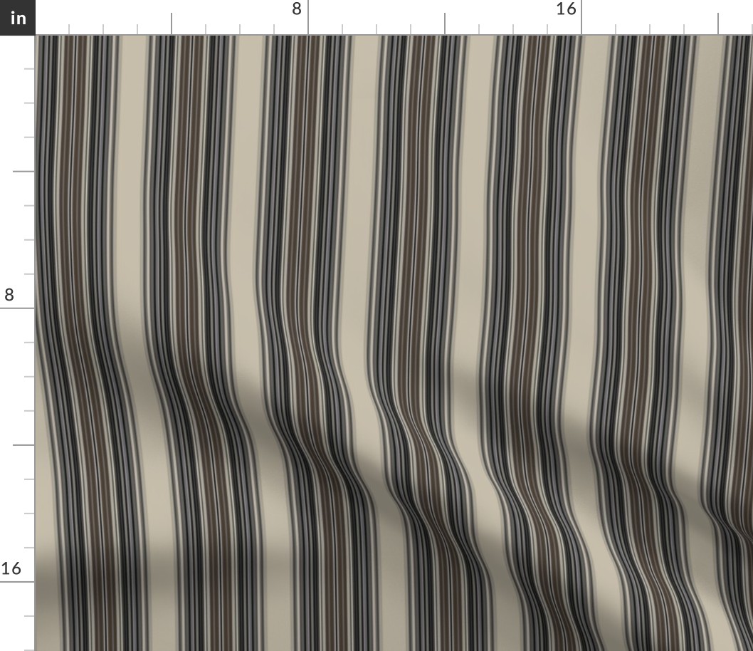 Broad Stripe in Beige, Gray, Taupe and Brown © Gingezel™ 2009