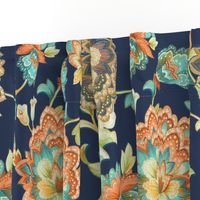  Chintz orange aqua50