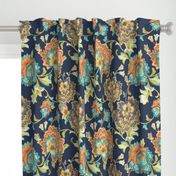  Chintz orange aqua50