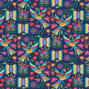 Otomi Garden-Navy