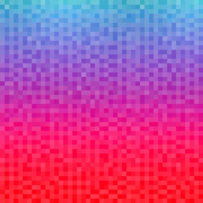 Digital Pixel Rainbow (Large Scale) (X-axis)