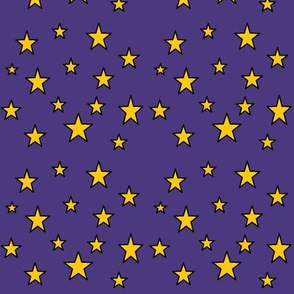 Stars on blue background