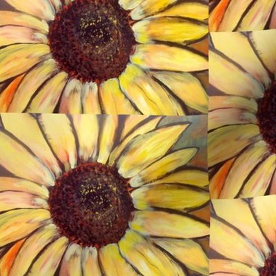 small sunflower pattern