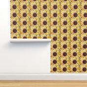 small sunflower pattern