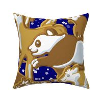 Gingerbread Animal Parade | Large | Navy