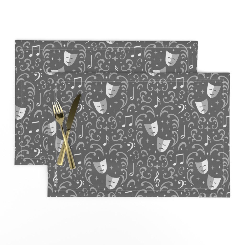 Theater Damask (silver)