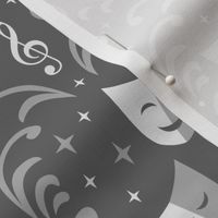 Theater Damask (silver)