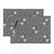 Theater Damask (silver)