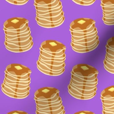 Pancake stacks - bright purple  - LAD19