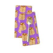 Pancake stacks - bright purple  - LAD19