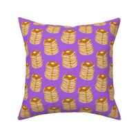 Pancake stacks - bright purple  - LAD19