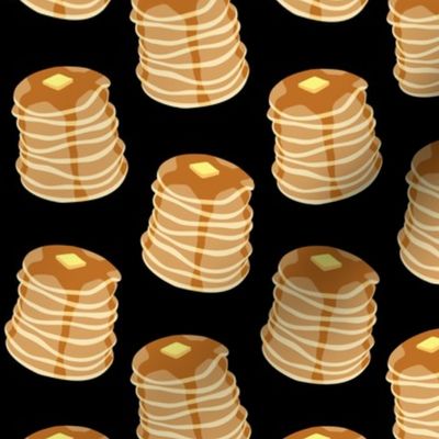 Pancake stacks - black 2  - LAD19