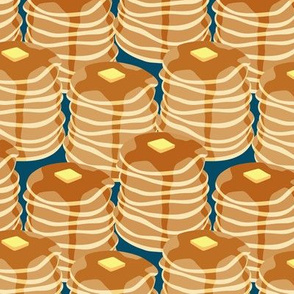 Pancake stacks - blue - LAD19