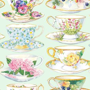 Floral Teacups