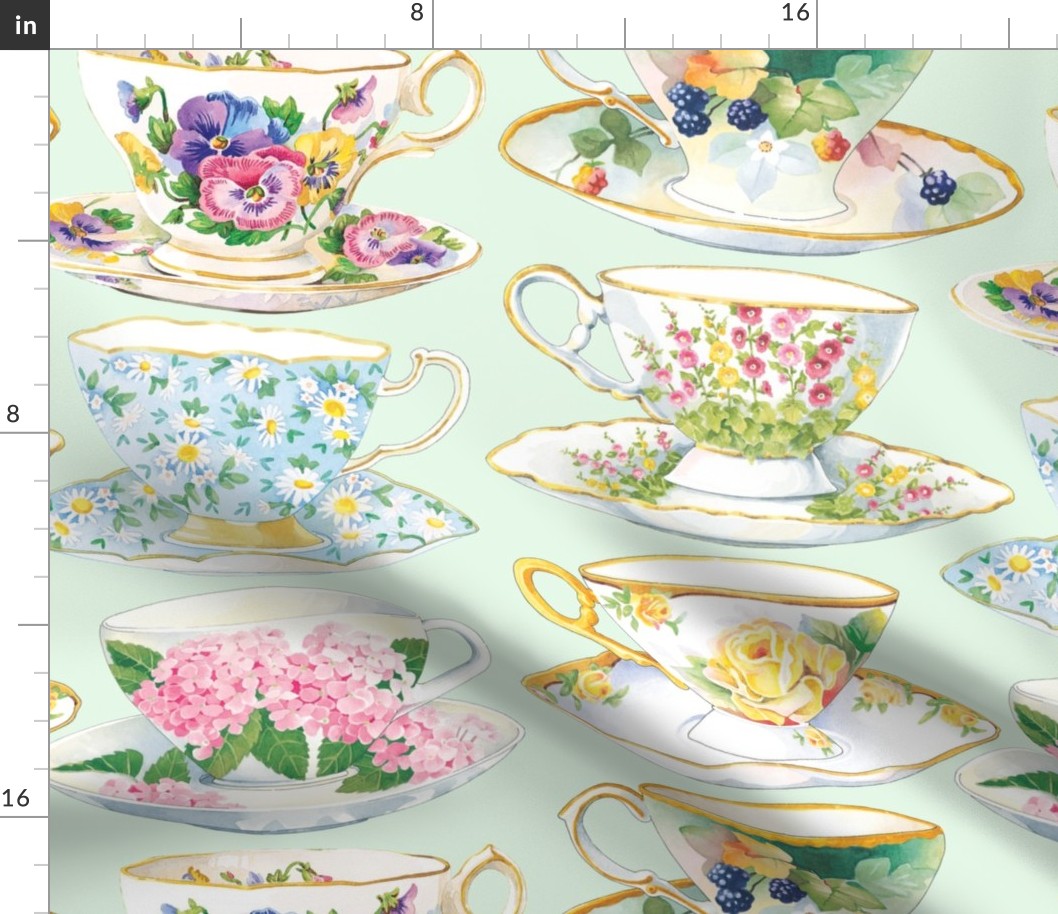 Floral Teacups