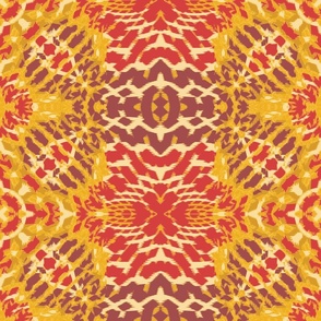 Autumn  Original Ikat Pattern 3a