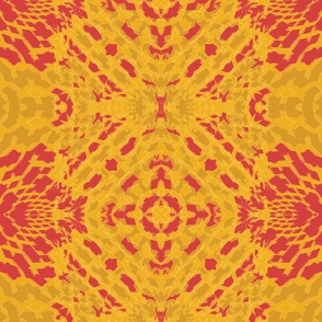 Autumn  Original Ikat Pattern 4