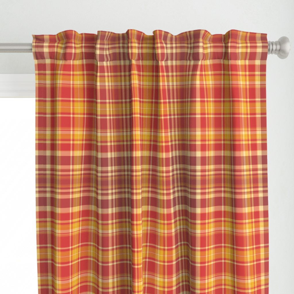 Autumn  Coordinated Plaid for Original Ikat Pattern 3,4,5&6