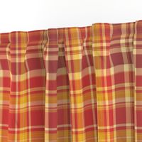 Autumn  Coordinated Plaid for Original Ikat Pattern 3,4,5&6