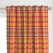 Autumn  Coordinated Plaid for Original Ikat Pattern 3,4,5&6