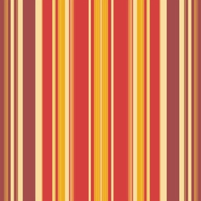 Autumn  Coordinated Stripe  for Original Ikat Pattern 3,4,5&6