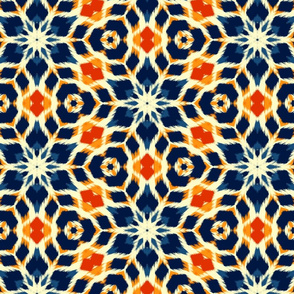 Autumn  Original Ikat Pattern 1