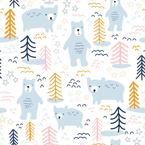 Bears In The Forest - Large