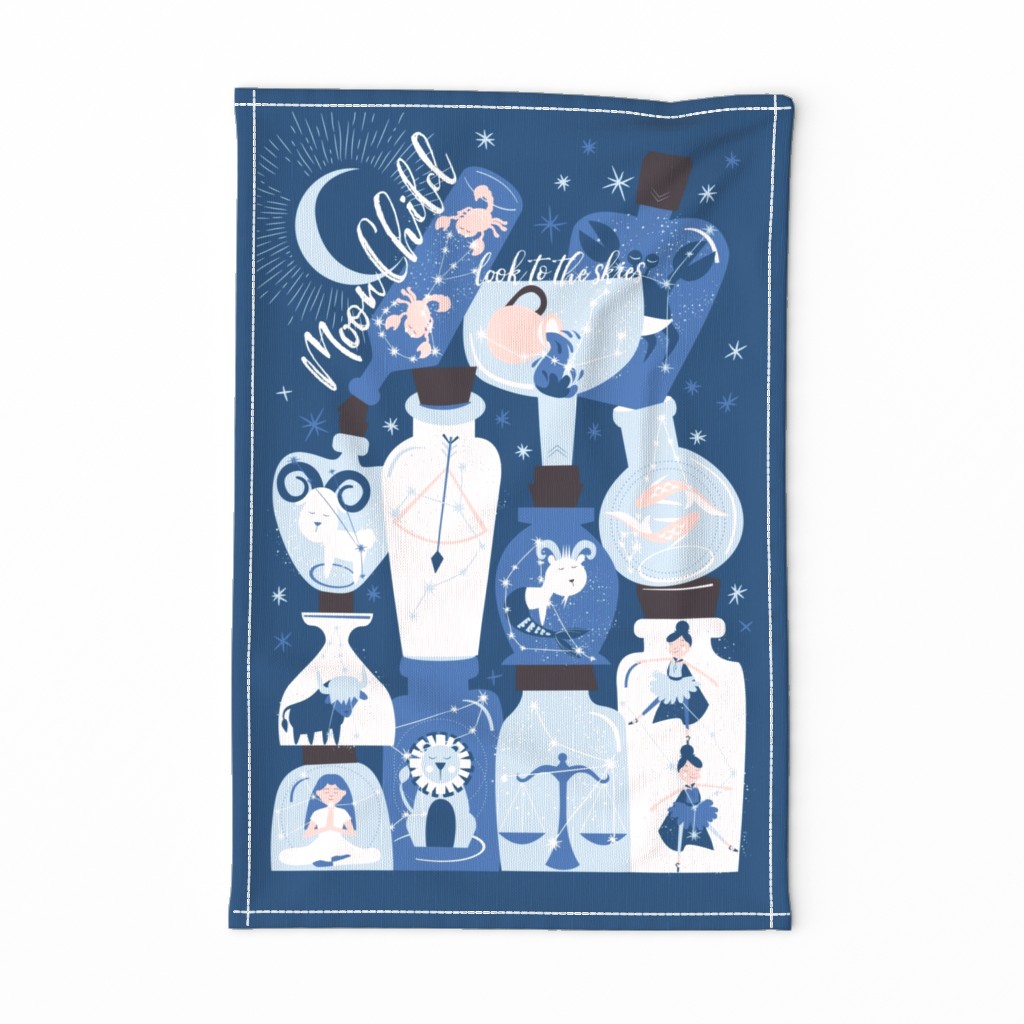 Moon Child Tea Towel