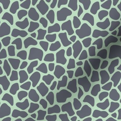 Trendy minimal safari animal print abstract giraffe wild life spots winter autumn gray mint green