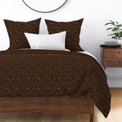 Trendy minimal safari animal print abstract giraffe wild life spots winter autumn monochrome black rust brown