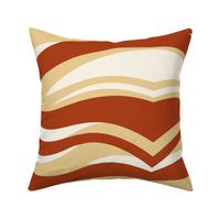 Orange and Beige tiger stripe 