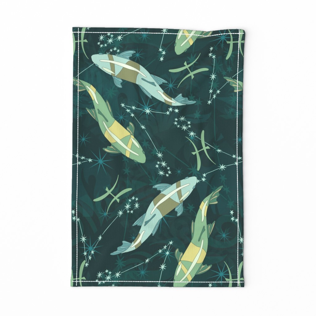 Pisces Tea Towel