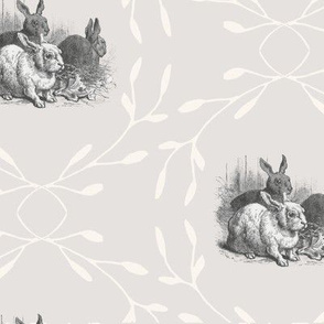 Countryside Silver Bunnys Large Scale