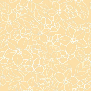 Orange blossom white and yellow