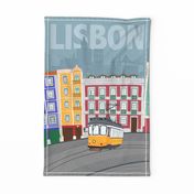 Tea Towel • Hometown Lisbon Portugal