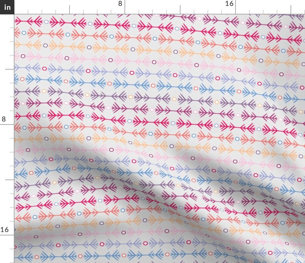 small - pattern study one in pastels sideways