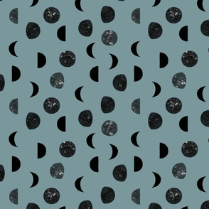 speckled black moon phases // colonial