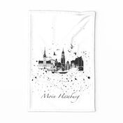 Hamburg tea towel