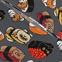 Sushi Persian Cat_Gray_8x8