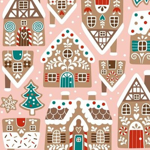 GingerBread Village / Light Pink / Small Scale
