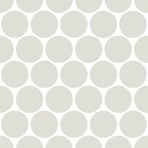 Light grey polka dots